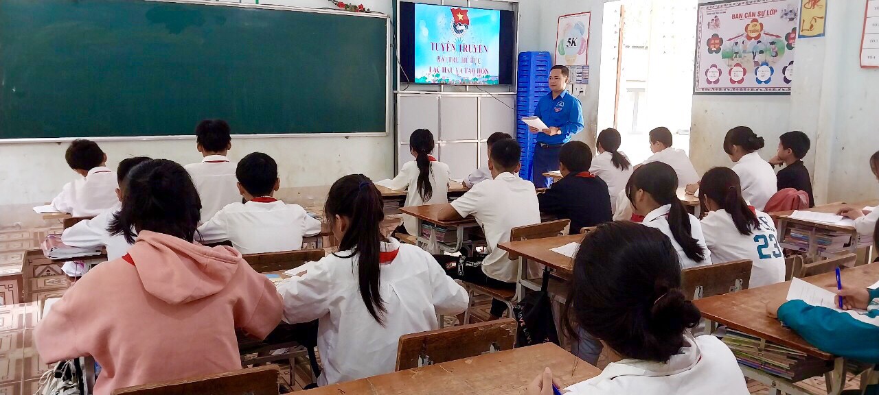 Xã Yên Cường đẩy mạnh xóa bỏ hủ tục lạc hậu trong trường học