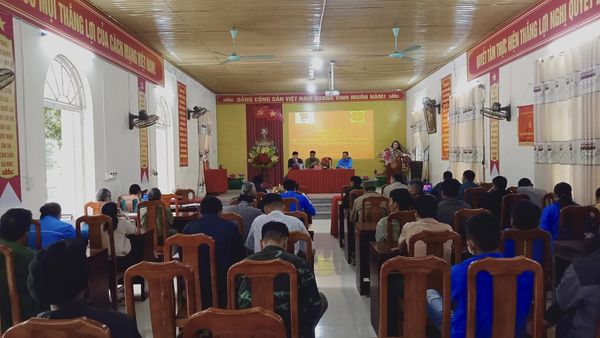 Hội nghị đối thoại giữa Cấp ủy, chính quyền xã với đoàn viên, thanh niên và hội viên Hội Cựu chiến binh trên địa bàn xã Yên Cường