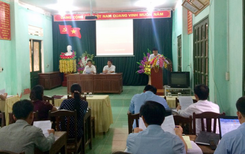 Hội nghị BCH Đảng ủy xã Yên Cường lần thứ 17 khóa VII, nhiệm kỳ 2015 - 2020