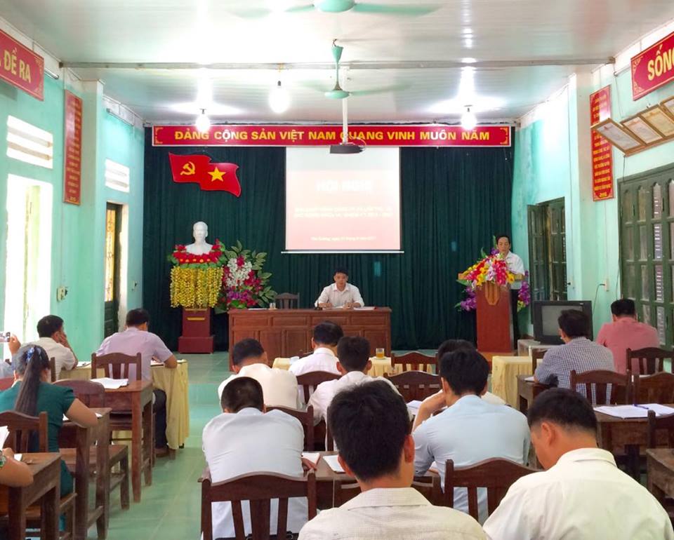 Hội nghị BCH Đảng ủy xã Yên Cường lần thứ 18 khóa VII, nhiệm kỳ 2015 - 2020