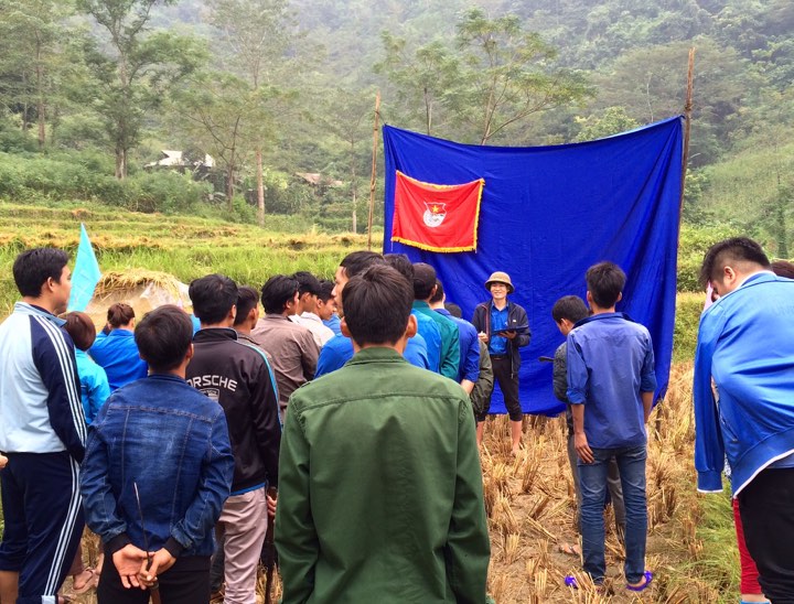 Đoàn thanh niên xã Yên Cường tổ chức Lễ phát động ra quân trồng rừng “Vườn cây Đoàn thanh niên”
