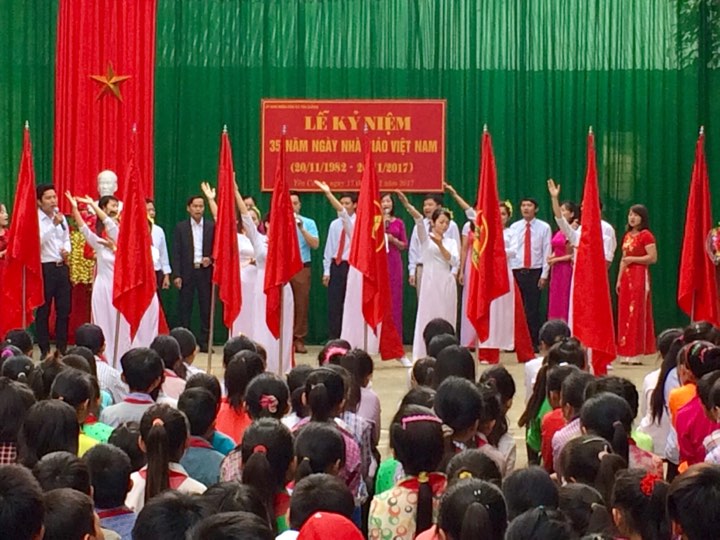 Xã Yên Cường tổ chức Lễ kỷ niệm 35 năm ngày Nhà giáo Việt Nam