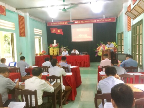 Hội nghị BCH Đảng ủy xã Yên Cường lần thứ 26 khóa VII, nhiệm kỳ 2015 - 2020