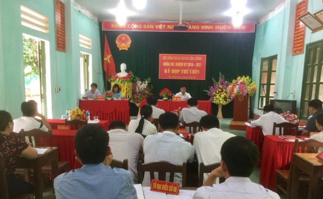 Kỳ họp thứ Chín - HĐND xã Yên Cường khóa VIII, nhiệm kỳ 2016 - 2021