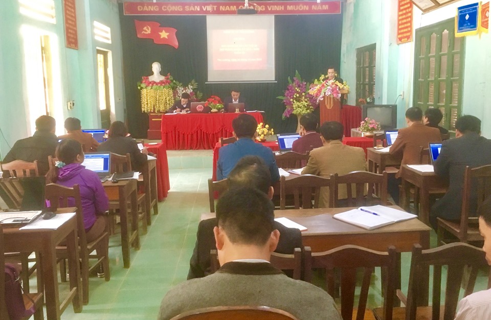 Hội nghị Ban Chấp hành Đảng bộ xã Yên Cường lần thứ 28 khóa VII, nhiệm kỳ 2015 - 2020