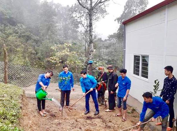 Đoàn thanh niên xã Yên Cường tổ chức phát động Tết trồng cây Xuân Canh Tý năm 2020 tại thôn Nà Lỳ